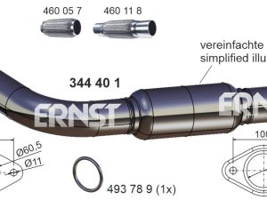 Racord evacuare ERNST 344401 – FORD | AutoRival