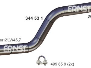 Racord evacuare ERNST 344524 – FORD | AutoRival