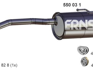 Toba esapament finala ERNST 550031 – FORD | AutoRival