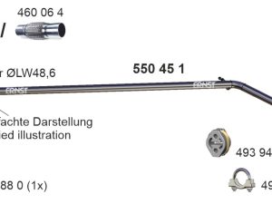 Racord evacuare ERNST 550451 – FORD | AutoRival