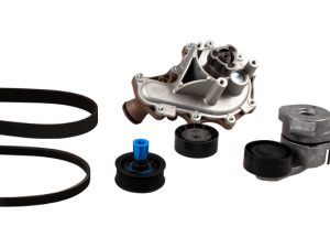 Pompa apa + Set curea transmisie cu caneluri HEPU PK08080 – FORD | AutoRival