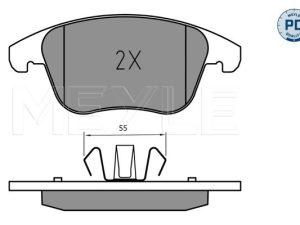 Set placute frana MEYLE 025 222 6920/PD
