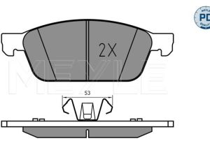 Set placute frana MEYLE 025 255 5518/PD