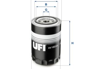 Filtru ulei UFI 23.102.00 – FORD | AutoRival