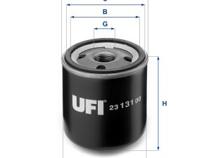 Filtru ulei UFI 23.131.00 – FORD | AutoRival