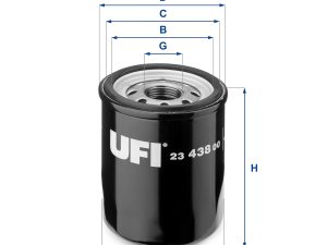 Filtru ulei UFI 23.438.00 – FORD | AutoRival