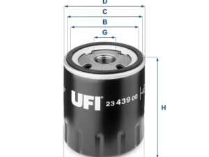 Filtru ulei UFI 23.439.00 – FORD | AutoRival
