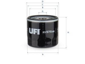 Filtru ulei UFI 23.575.00 – FORD | AutoRival