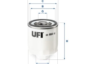 Filtru ulei UFI 23.664.00 – FORD | AutoRival