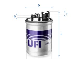 Filtru combustibil UFI 24.003.00 – FORD | AutoRival