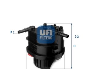 Filtru combustibil UFI 24.015.00 – FORD | AutoRival