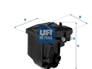 Filtru combustibil UFI 24.027.00 – FORD | AutoRival
