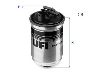 Filtru combustibil UFI 24.430.00 – FORD | AutoRival