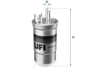 Filtru combustibil UFI 24.433.00 – FORD | AutoRival