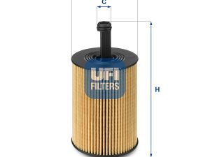 Filtru ulei UFI 25.023.00 – FORD | AutoRival