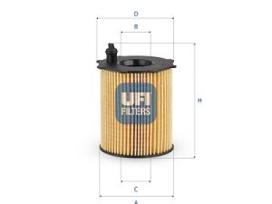 Filtru ulei UFI 25.037.00 – FORD | AutoRival