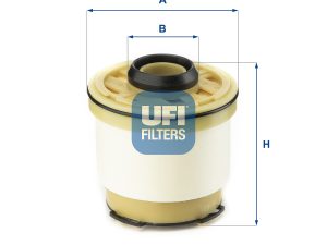 Filtru combustibil UFI 26.102.00 – FORD | AutoRival
