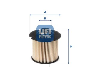 Filtru combustibil UFI 26.104.00 – FORD | AutoRival