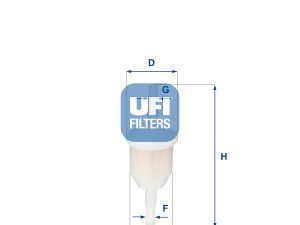 Filtru combustibil UFI 31.009.00 – FORD | AutoRival
