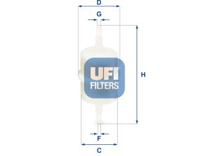 Filtru combustibil UFI 31.012.00 – FORD | AutoRival