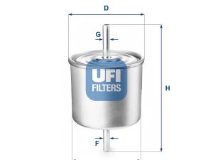 Filtru combustibil UFI 31.514.00 – FORD | AutoRival