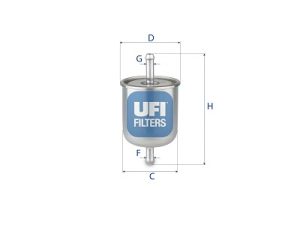 Filtru combustibil UFI 31.529.00 – FORD | AutoRival