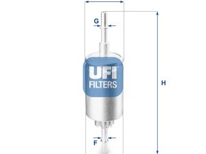 Filtru combustibil UFI 31.844.00 – FORD | AutoRival