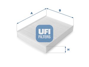 Filtru aer habitaclu UFI 53.076.00 – FORD | AutoRival