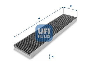 Filtru aer habitaclu UFI 54.118.00 – FORD | AutoRival