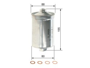 Filtru combustibil BOSCH 0 450 905 601