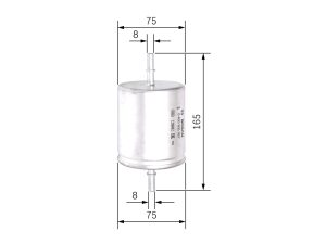 Filtru combustibil BOSCH 0 450 905 927