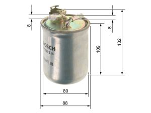 Filtru combustibil BOSCH 0 450 906 334