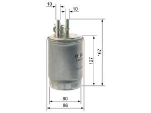 Filtru combustibil BOSCH 0 450 906 357