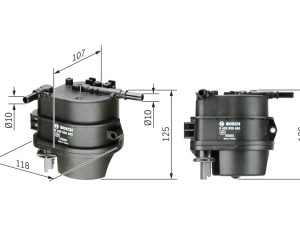 Filtru combustibil BOSCH 0 450 906 460