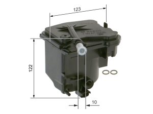 Filtru combustibil BOSCH 0 450 907 006