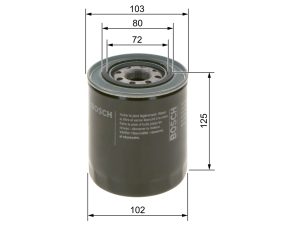 Filtru ulei BOSCH 0 986 452 062
