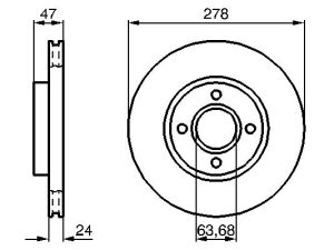 Disc frana BOSCH 0 986 478 427