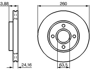 Disc frana BOSCH 0 986 478 671