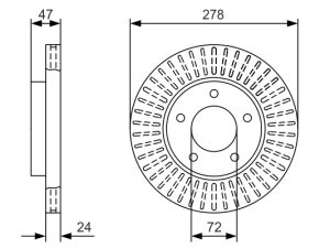 Disc frana BOSCH 0 986 479 A52