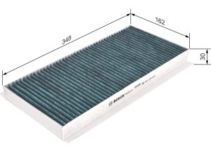 Filtru aer habitaclu BOSCH 0 986 628 516