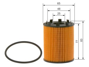 Filtru ulei BOSCH 1 457 429 256