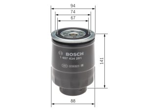 Filtru combustibil BOSCH 1 457 434 281