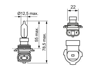 Bec far faza lunga BOSCH 1 987 302 027