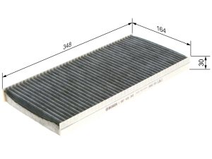 Filtru aer habitaclu BOSCH 1 987 432 345