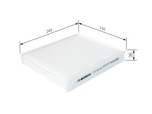 Filtru aer habitaclu BOSCH 1 987 432 539