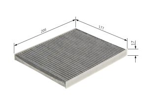 Filtru aer habitaclu BOSCH 1 987 435 583