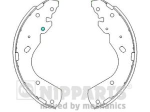 Set saboti frana NIPPARTS J3503051 – FORD | AutoRival