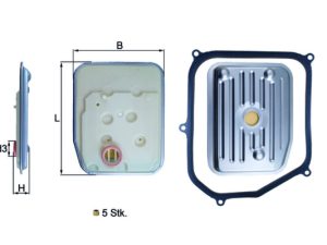 Filtru hidraulic cutie de viteze automata KNECHT HX 147KIT – FORD | AutoRival
