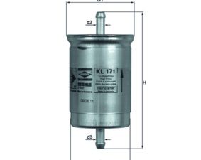 Filtru combustibil KNECHT KL 171 – FORD | AutoRival