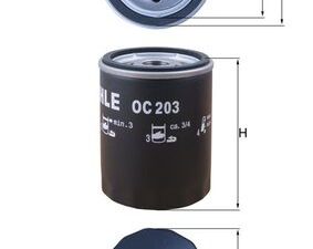 Filtru ulei KNECHT OC 203 – FORD | AutoRival